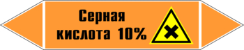 Маркировка трубопровода "серная кислота 10%" (k30, пленка, 716х148 мм)" - Маркировка трубопроводов - Маркировки трубопроводов "КИСЛОТА" - магазин "Охрана труда и Техника безопасности"