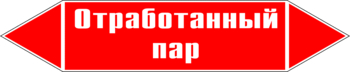 Маркировка трубопровода "отработанный пар" (p07, пленка, 716х148 мм)" - Маркировка трубопроводов - Маркировки трубопроводов "ПАР" - магазин "Охрана труда и Техника безопасности"