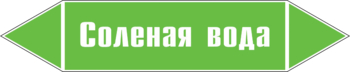 Маркировка трубопровода "соленая вода" (пленка, 252х52 мм) - Маркировка трубопроводов - Маркировки трубопроводов "ВОДА" - магазин "Охрана труда и Техника безопасности"